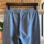 J.Crew Mid-Rise Cotton Chambray Elastic Tie Waistband Pocket Jogger Pant, 2 Photo 5