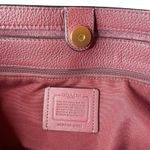 Coach  C4063 Leather Horse Carriage Tote Bag Burgundy/Maroon Charm Photo 3