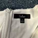 Lulus Wine And Dine White Long Sleeve Swiss Dot Mini Dress Photo 5