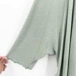 Audrey 3+1 Lagenlook Oversized Waffle Knit Open Front Hooded Cardigan Size L Photo 5