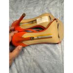 Rebecca Minkoff Suede Strappy Block Heel Sandals - Red and Pink size 8 Photo 4