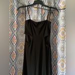 cutout fitted maxi dress Black Photo 3