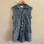 Jessica Simpson Jessica‎ Simpson Denim Romper Size Large EUC Pockets Photo 1