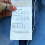 Quacker Factory Y2K  Blue Suede Fall Sunflowers Genuine Leather Jacket 3X NWT Photo 6