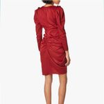 ASTR  The Label Red Alma Long‎ Sleeve Draped Mini Dress Women’s Size Small Photo 1