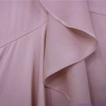 EXPRESS New!  Satin Ruffle Wrap Hi-Lo Maxi Dress, M‎ Photo 15