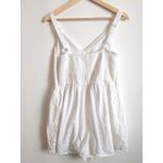 American Eagle Women's Romper Short Corset White Large Photo 5