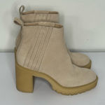 Dolce Vita Women’s Celia Leather Upper Beige Ankle Boots Size 9 Tan Photo 1