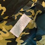 Equipment Scarab Camo Green Multi Slim Signature Silk Shirt Photo 10