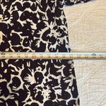 Rafaella  100% Linen Black White Floral‎ Tunic Top - Size Medium Photo 9