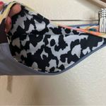 Maaji  blue abstract leaf reversible bikini bottom only NEW SMALL Photo 2