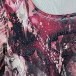 Vintage Y2K CJ Banks Whimsigoth Sweater Womens 2X Pink Sequin Velvet Black Lace Photo 5