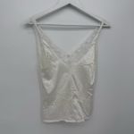 JCPenney Vintage Fantasia Ivory Lace Tank Top USA Size 34 Lace White Photo 4