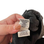 Free People  Vintage Flared Jeans Black Ash Denim Raw Hem‎ Size 27 Photo 14