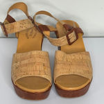 Kork-Ease Keirn Ankle Strap Buckle Leather Brown Wedge Sandals Women’s 11 Photo 1