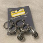 Universal Threads Universal Thread earrings  nickel free fashion jewelry set of 3 new Photo 1