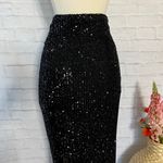 Boutique NWT Black Sequin Skirt Photo 8