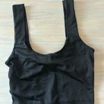 Divided H&M Top Black Crop Tank Top Photo 2
