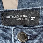 Just Black JBD  Denim Vintage Straight Jeans Size 27 Raw Hem High‎ Rise Distress Photo 7