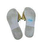 Kate Spade  Ibis Embroidered Pineapple Slide Sandals‎ In Gold Size US 9 Photo 6