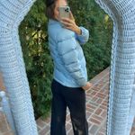 Jansport Y2K  baby blue puffer jacket sz m Photo 2