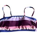 Kona Sol  Purple / Pink / Blue Bandeau Women’s Bikini Top Size Small Photo 0