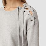 ALLSAINTS Light Gray Revo Lace Jumper Pullover Sweater S Photo 1