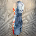 Keepsake the Label Blue Graphic Floral Scuba‎ Dress Size XS Photo 5