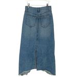 Jessica Simpson  Womens Maxi Drape Front Denim Skirt‎ Sweet Pea Size 25 NWT Photo 2