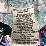 ECI Y2K Babydoll Tunic Dress L Purple Paisley Studded Top Fairy Whimsygoth Boho Photo 14