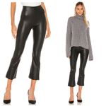 Commando  Faux Leather Crop Flare Leggings L Photo 1