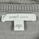 J.Jill Purejill Elements Sweater XS Boxy Oversized Lagenlook Cottagecore Neutral Photo 5