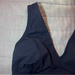 JoyLab  Scalloped Black V-Neck Sports Bra Size Small Photo 5