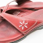 Clarks Vintage Y2K  Artisan Collection Red Leather Toe Sandals Photo 3