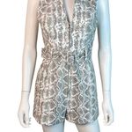 Urban Outfitters Playsuit Faux Leather Snake Print Romper Photo 2