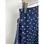 Banana Republic  Navy Polka Dot Ruffle Trim Skirt 0 Photo 4