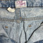 Vintage Dirty Dancing Juniors Sz 17/18 Acid Wash Denim High Rise Bermuda Shorts Blue Photo 6