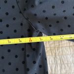 Kate Spade Polka Swiss Dot Dress 3/4 Sleeve Black Shift Womens Size Small Photo 4