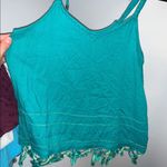 Aerie  tassel teal  tank Photo 1
