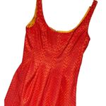 Nine West Coral Fit and Flare Crochet Overlay Women's Tank Mini Dress Size 2 Photo 8