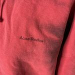 Acne Studios ‎ Spray-paint Hooded Sweatshirt Red Rubber Photo 8