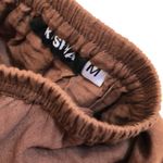 Krishna flowy brown 36” maxi dress with sequins size M elastic‎ waist (M Photo 4