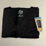 Cherokee  Core Stretch Modern Classic Black Medical Scrub Short Sleeve Top Large Photo 0