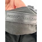 Rebecca Minkoff Moto Satchel Tote, Black Purse Crossbody Bag Top Handle Leather Photo 4