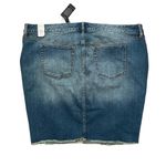 Torrid NWT Denim Mini Skirt | Distressed Medium Wash | 24 Photo 4