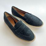 Caslon Tristian Suede Espadrille Loafers Slip On Flats Black Size 6.5M S… Photo 1