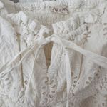 Anthropologie Pilcro Puff-Sleeve Eyelet Playsuit/Romper, Size XS Photo 10