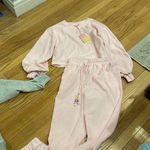 Stoney Clover Lane  terrycloth pink top Small and pants XS nwt Photo 2