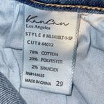 KanCan Womens Mid Rise Raw Cut Off Hem Distressed‎ Skinny Ankle Jeans Blue Sz 29 Photo 4