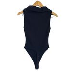 Nasty Gal  Black Collared Bodysuit sz 4 Photo 2